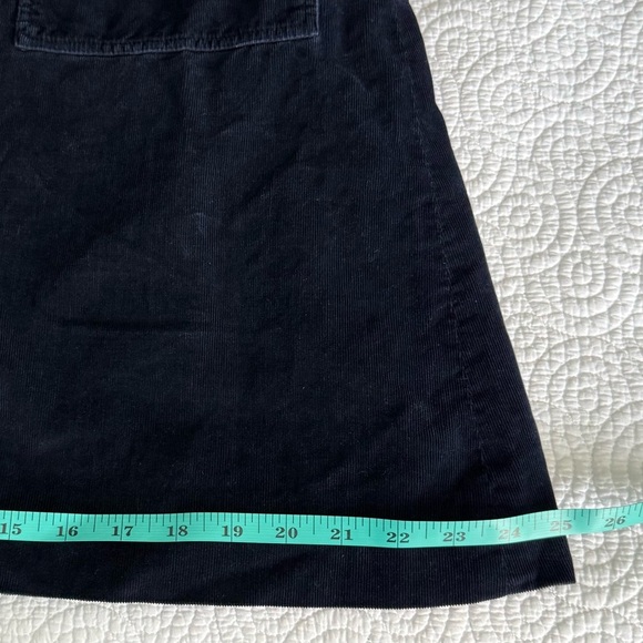 Blue Buttoned Tie Front Long Sleeve Dress - Picture 9 of 11